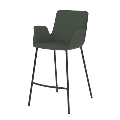 Barkruk 1222 Zwart/Olijfgroen 