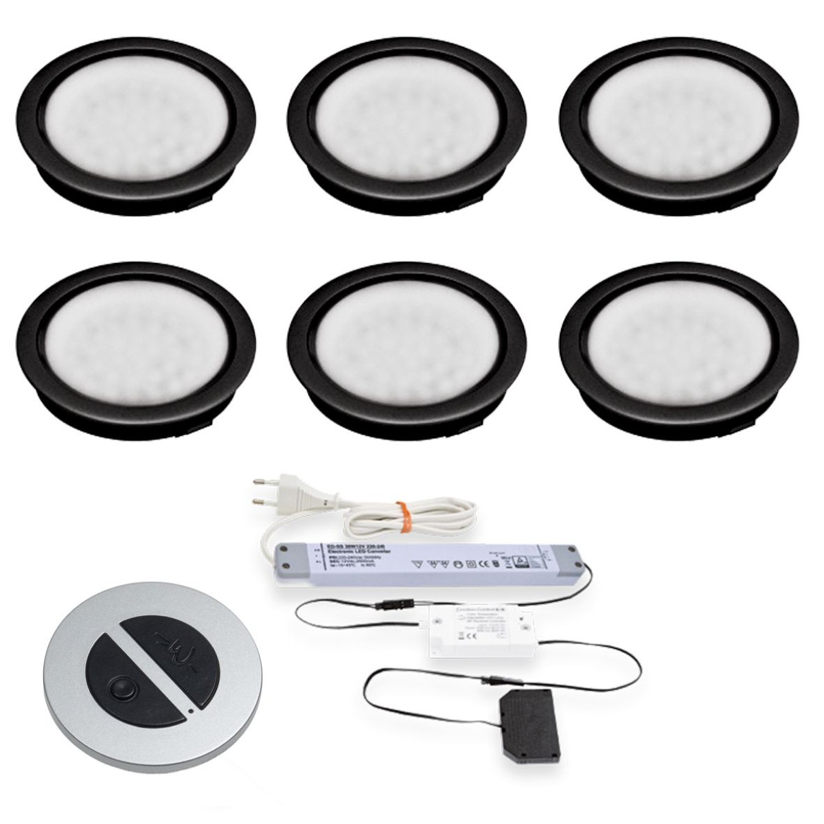 Moonlight Emotion led set zwart - 12 V | Doeco, Thuis in iedere keuken